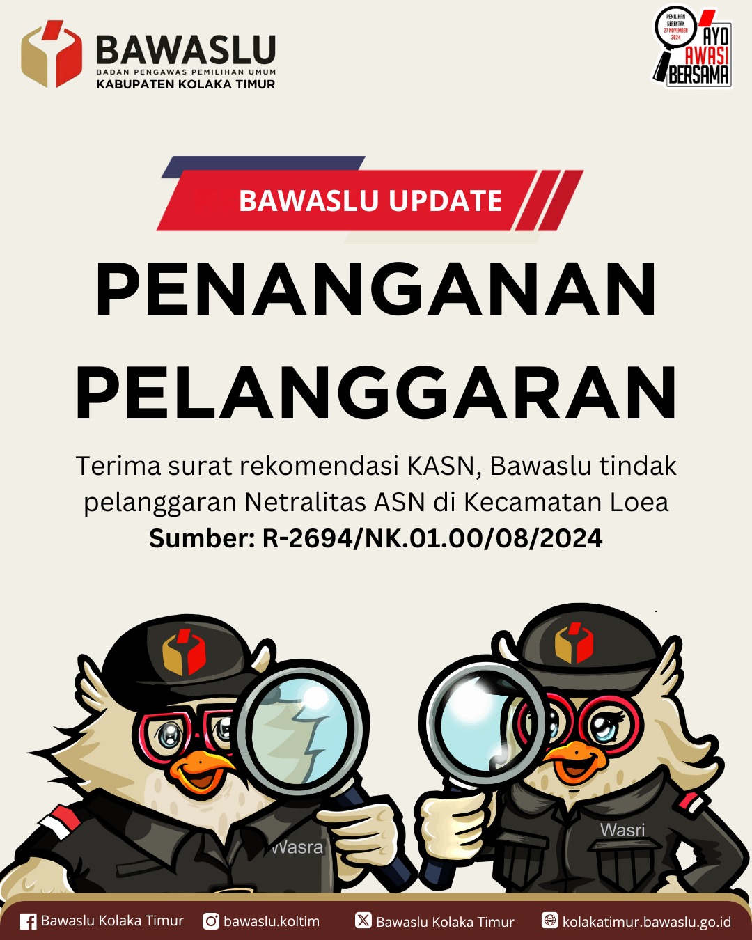 Pelanggaran Netralitas ASN di Loea