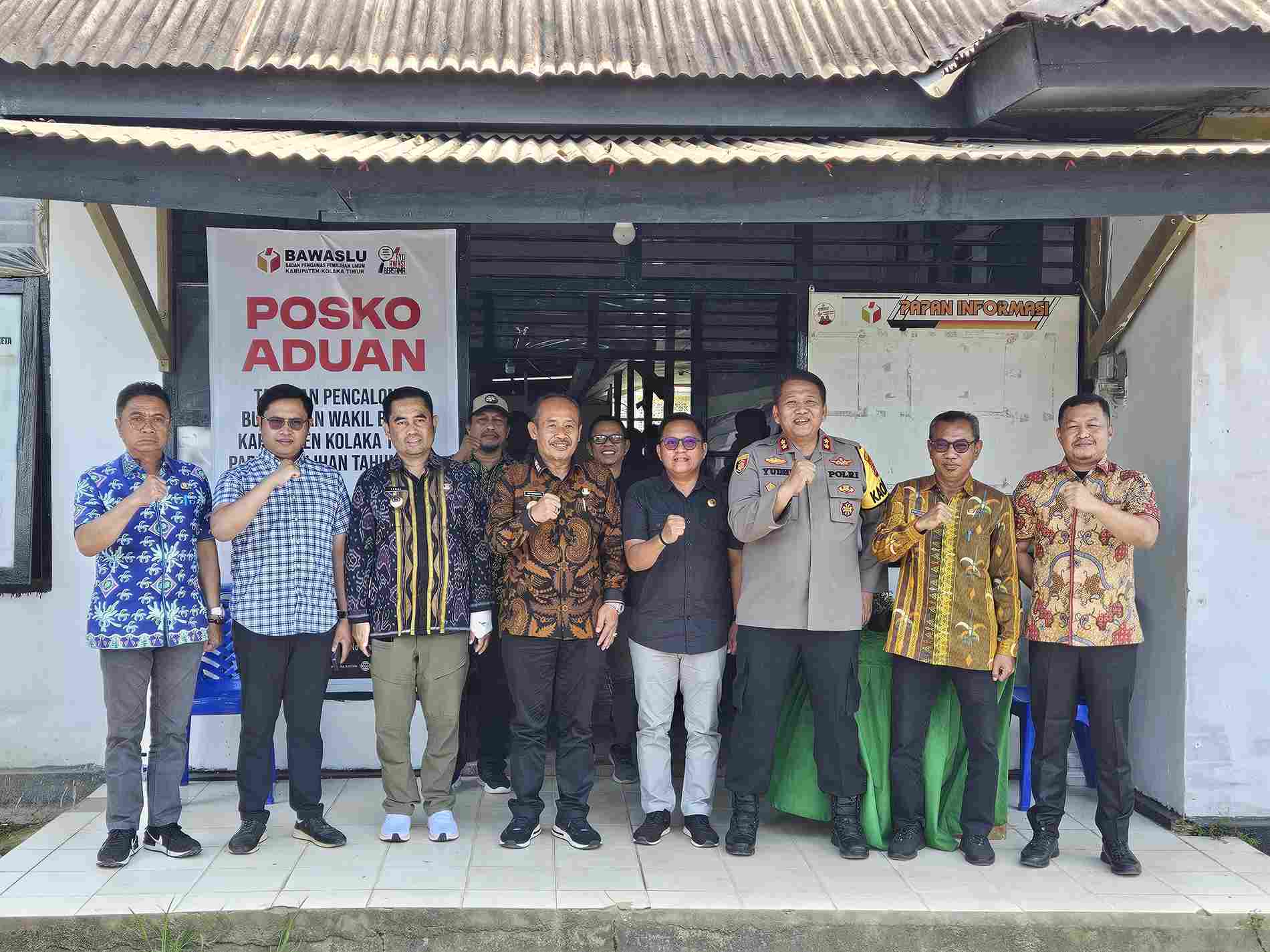 Foto Bersama Pimpinan dan PJS Bupati Koltim