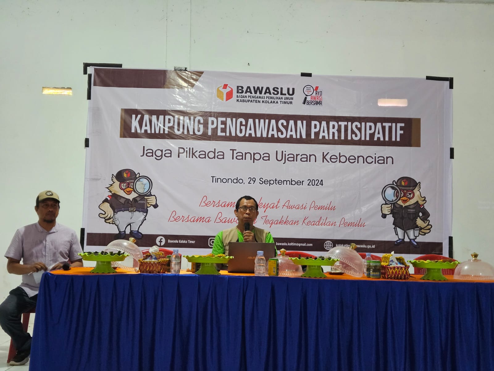 M. Nasir memberikan materi