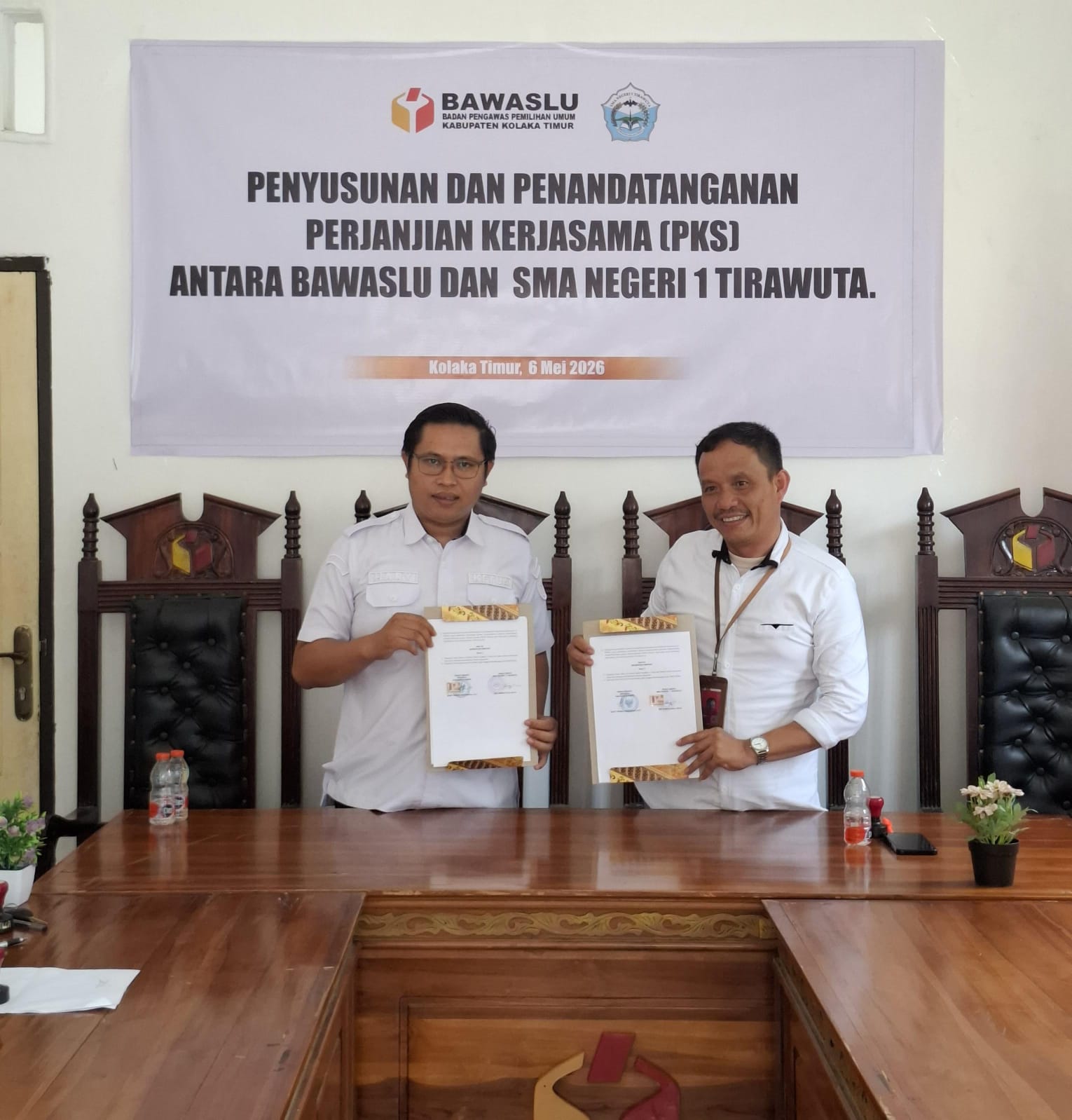 penyusunan dan penandatanganan perjanjian kerja (PKS)